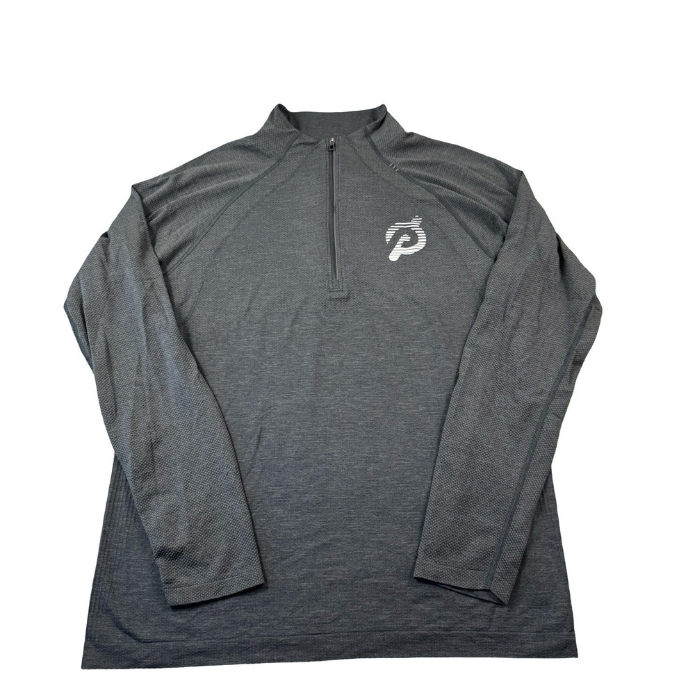 Lululemon X Peloton Mens Gray Metal Vent Tech Q Zip Pullover Size M